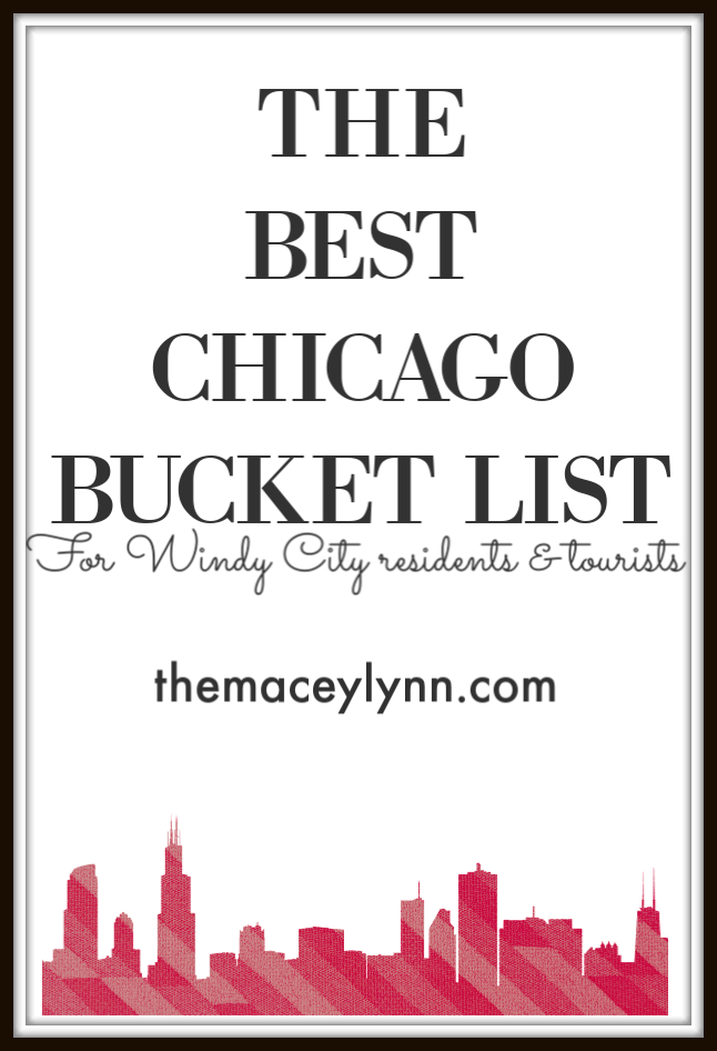 Fun things to do in Chicago, places to try, and unique experiences to have for residents and tourists of the Windy City! The ultimate Chicago Bucket List that covers the city!